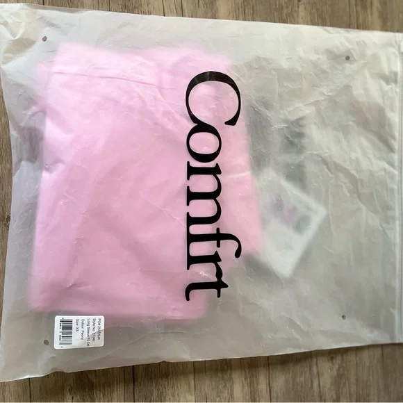 Cmfrt Women's Luna Lounge Pink PJ Set-size XS - Picture 5 of 8